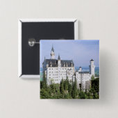 Europa, Deutschland, Neuschwanstein-Schloss Button (Vorne & Hinten)