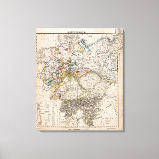 Europa, Deutschland, Österreich Leinwanddruck (Vorderseite)