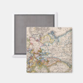 Europa, Deutschland, Österreich Magnet (Vorderseite/Rückseite)