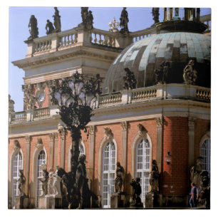 Europa, Deutschland, Potsdam. Parc Sanssouci, Neue Fliese