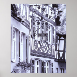 Europa, Deutschland, Rheinland, Pfalz, Boppard. Ha Poster
