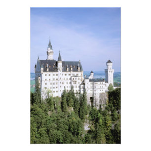 Europa, Deutschland, Schloss Neuschwanstein, gebau Fotodruck