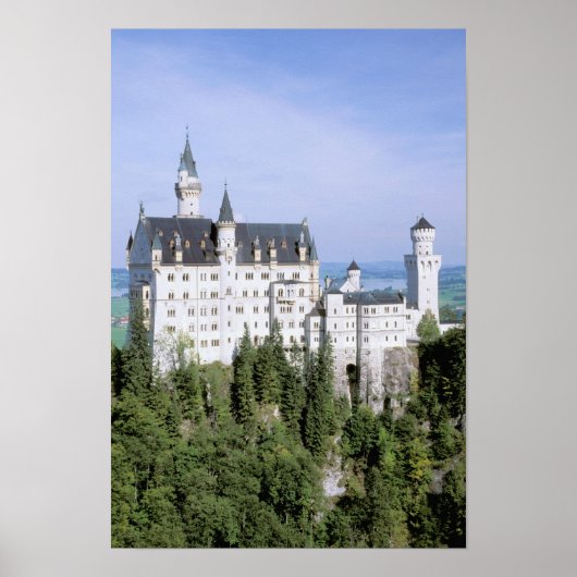 Europa, Deutschland, Schloss Neuschwanstein Poster (Vorne)