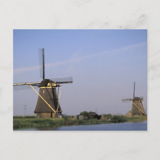 Europa, die Niederlande, Zuid Holland, Kinderdijk. Postkarte
