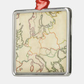 Europa durch Religion Silbernes Ornament (Links)