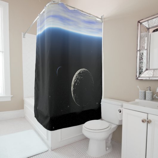 Europa Duschvorhang (Beispiel)