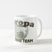 Europa-Eis-Fischen-Team Kaffeetasse (VorderseiteRechts)