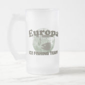 Europa-Eis-Fischen-Team Mattglas Bierglas (Links)