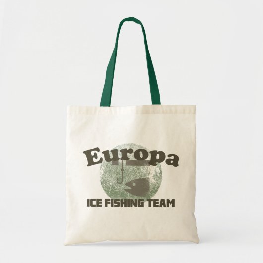 Europa-Eis-Fischen-Team Tragetasche (Vorne)