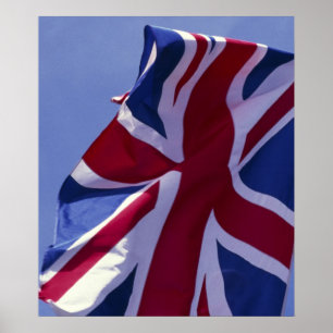 Europa, England, Britische Flagge Poster