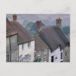 Europa, England, Dorset, Gold Hill, Shaftesbury. 2 Postkarte