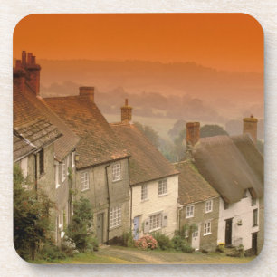Europa, England, Dorset, Shaftesbury. Goldener Hüg Getränkeuntersetzer