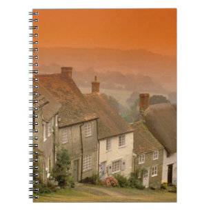 Europa, England, Dorset, Shaftesbury. Goldener Hüg Notizblock