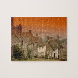 Europa, England, Dorset, Shaftesbury. Goldener Hüg Puzzle