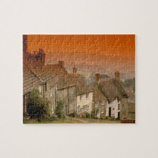 Europa, England, Dorset, Shaftesbury. Goldhügel Puzzle (Horizontal)