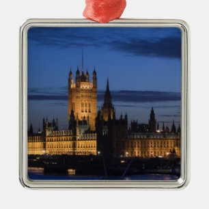 Europa, ENGLAND, London: Houses of Parliament / Silbernes Ornament