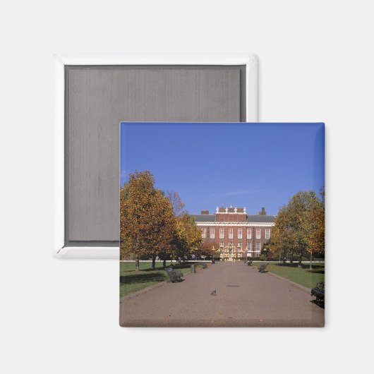 Europa, England, London. Kensington Palace Magnet (Vorderseite/Rückseite)
