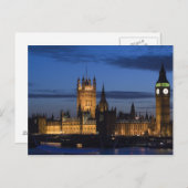 Europa, ENGLAND, London: Parlament / Postkarte (Vorne/Hinten)