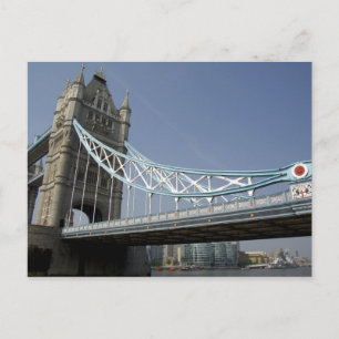 Europa, England, London. Tower Bridge über die 2 Postkarte