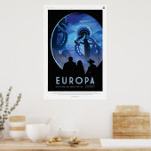 Europa, entdecken Leben unter dem Eis Poster (Küche)