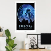 Europa, entdecken Leben unter dem Eis Poster (Heimbüro)