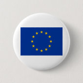 Europa-Flagge Button (Vorderseite)