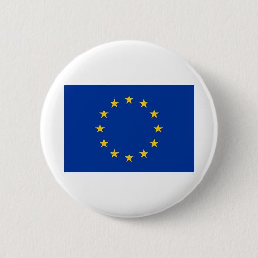Europa-Flagge Button (Vorderseite)