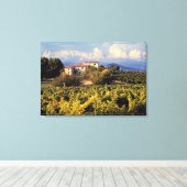 Europa, Frankreich, Bonnieux Die Weinberge bedecke Leinwanddruck (Insitu (Holzboden))