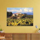 Europa, Frankreich, Bonnieux Die Weinberge bedecke Leinwanddruck (Insitu (Wohnzimmer))