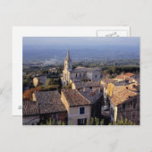 Europa, Frankreich, Bonnieux Sonnenlicht fällt Postkarte (Vorne/Hinten)
