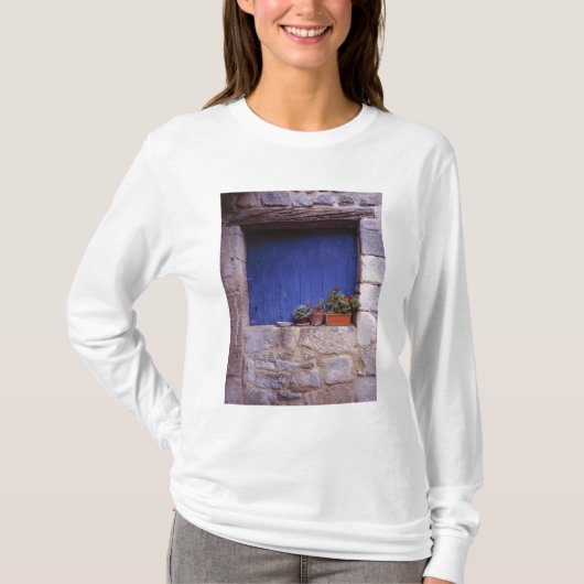 Europa, Frankreich, Cereste. Farbe durch eine blau T-Shirt (Vorderseite)