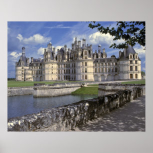 Europa, Frankreich, Chambord. Imposantes Schloss Poster