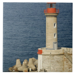 Europa, Frankreich, Korsika, Bastia. Port Fliese