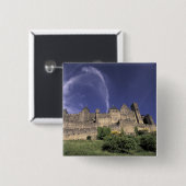 Europa, Frankreich, Languedoc Aude Carcassonne, Button (Vorne & Hinten)