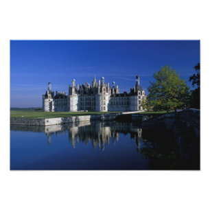 Europa, Frankreich, Loire Valley. Chateau Chambord Fotodruck