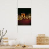 Europa, Frankreich, Paris Abend-Stau Poster (Küche)
