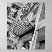 Europa, Frankreich, Paris Angaben zum Verlassen Ba Poster (Vorne)