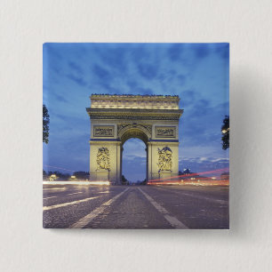 Europa, Frankreich, Paris. Arc de Triomphe aus der Button