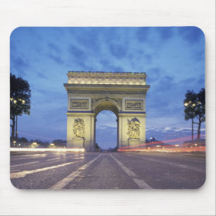 Europa, Frankreich, Paris. Arc de Triomphe aus der Mousepad