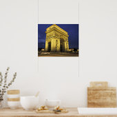Europa, Frankreich, Paris Arc de Triomphe Poster (Küche)
