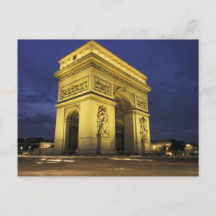 Europa, Frankreich, Paris Arc de Triomphe Postkarte
