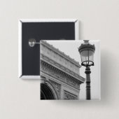 Europa, Frankreich, Paris. Arc de Triomphe und Button (Vorne & Hinten)
