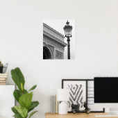 Europa, Frankreich, Paris Arc de Triomphe und Poster (Heimbüro)