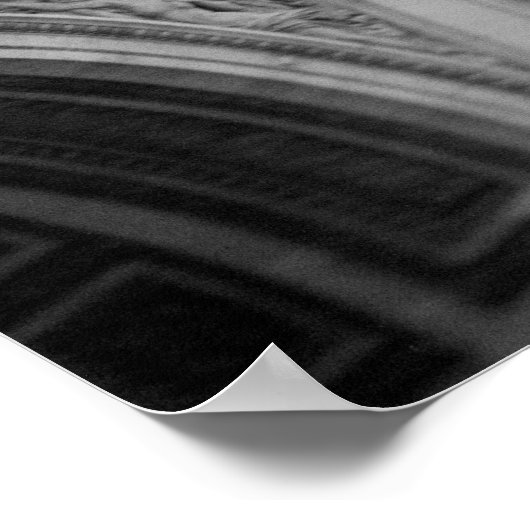 Europa, Frankreich, Paris Arc de Triomphe und Poster (Ecke)