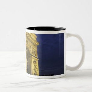 Europa, Frankreich, Paris. Arc de Triomphe Zweifarbige Tasse