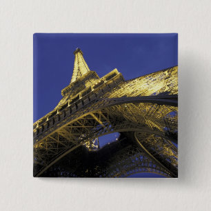 Europa, Frankreich, Paris, Eiffelturm, Abend 2 Button