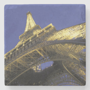 Europa, Frankreich, Paris, Eiffelturm, Abend 2 Steinuntersetzer