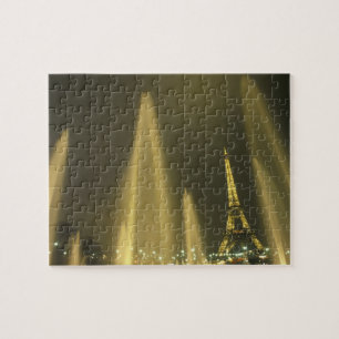 Europa, Frankreich, Paris, Eiffelturm, Abend Puzzle