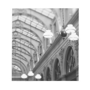 Europa, Frankreich, Paris. Innenraum, Galerie Notizblock