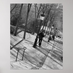 Europa, Frankreich, Paris, Montmartre Poster